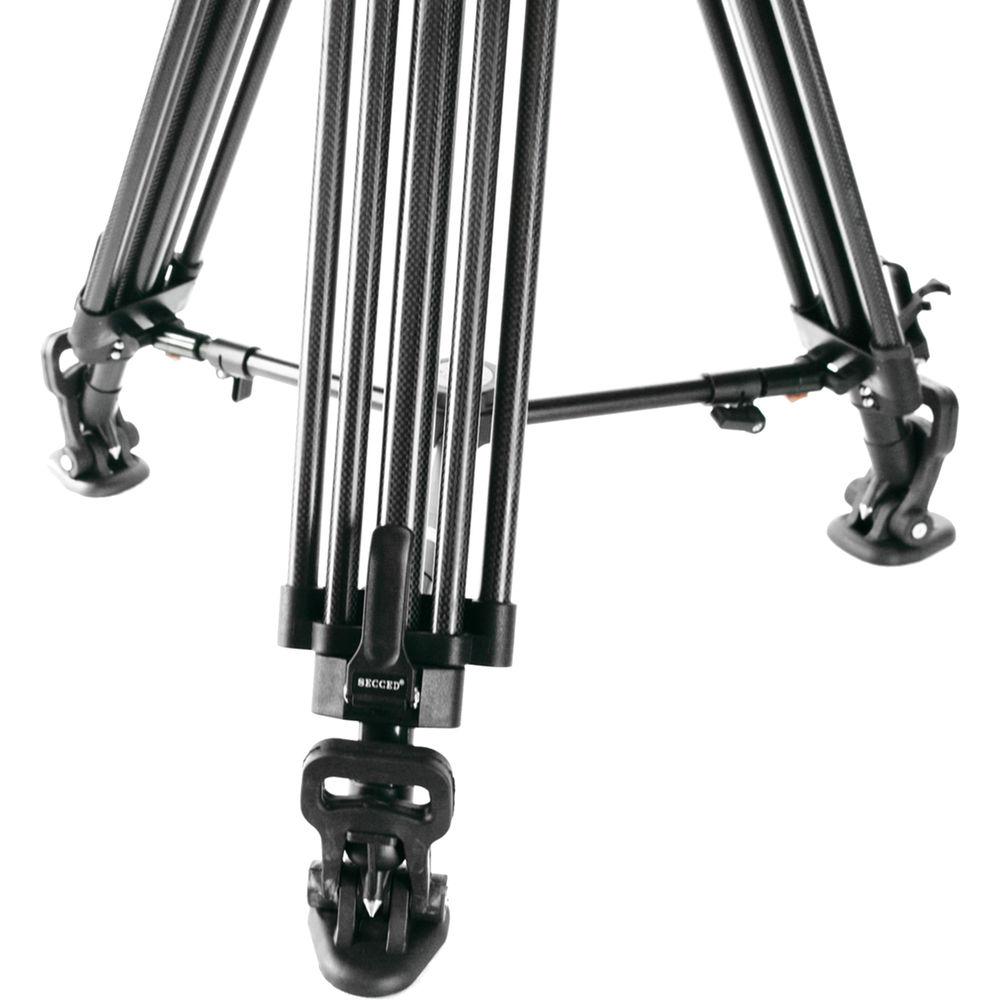 Secced Cinekit 3 Kit with Two-Stage Carbon Fiber Tripod & Fluid Head