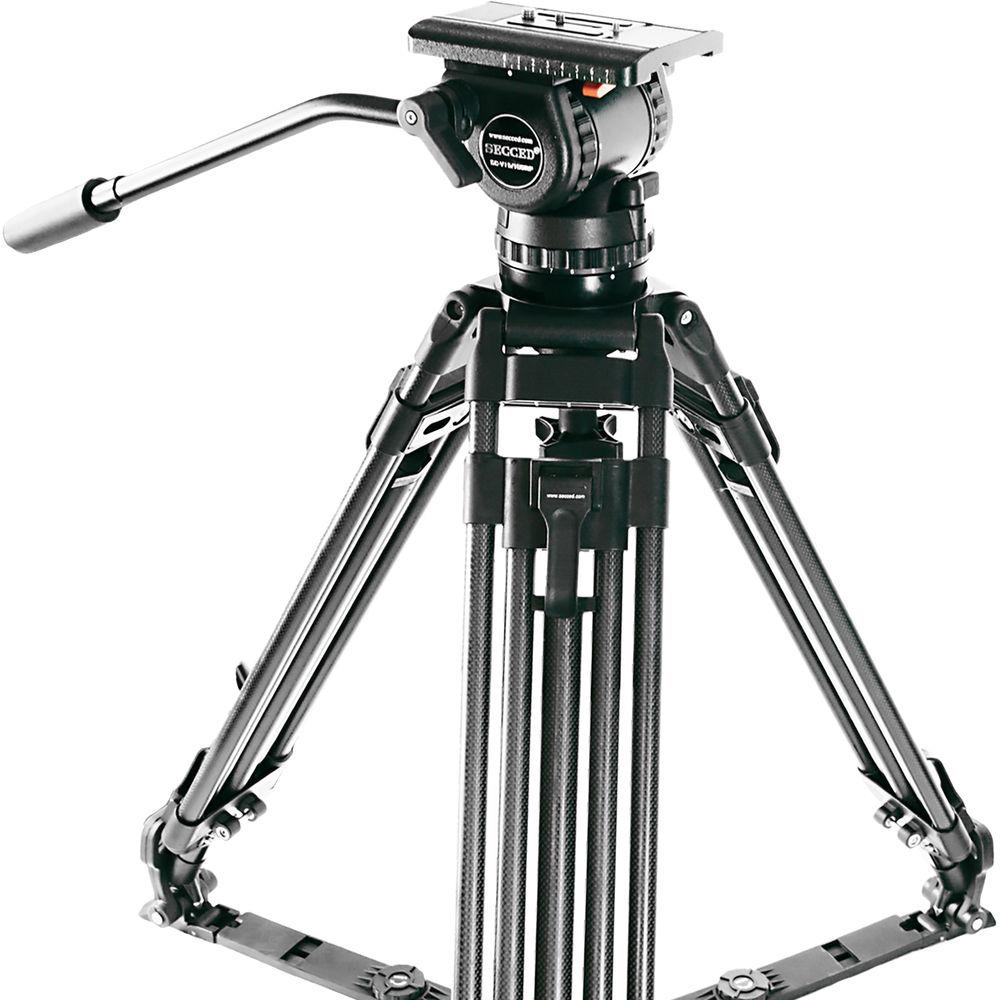 Secced Cinekit 3 Kit with Two-Stage Carbon Fiber Tripod & Fluid Head