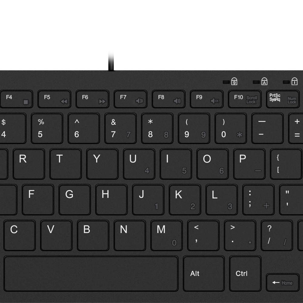 Adesso SlimTouch 510 Mini Keyboard with USB Hubs