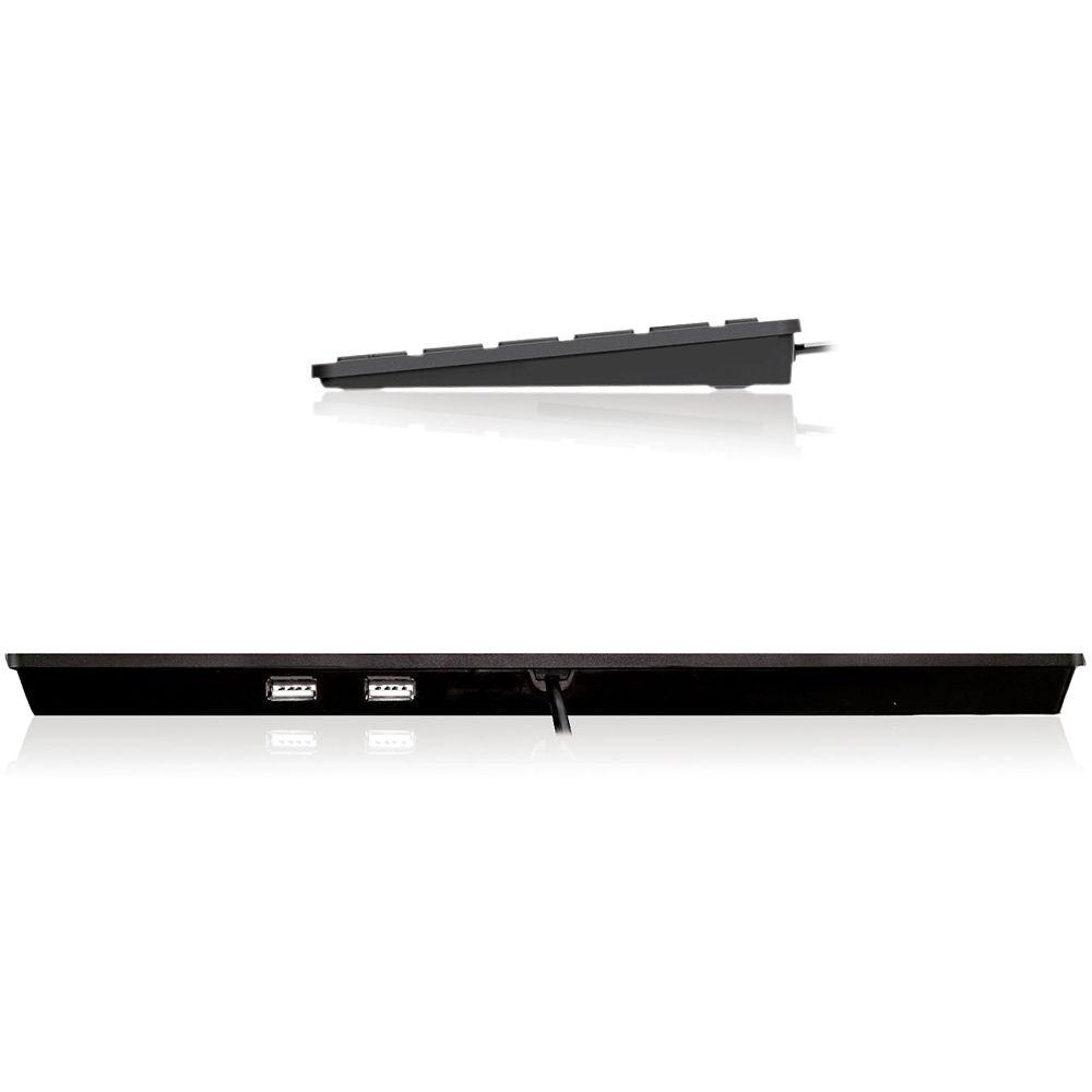 Adesso SlimTouch 510 Mini Keyboard with USB Hubs