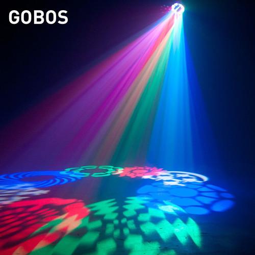 American DJ Stinger Gobo - LED Moonflower, Color Wash and Red Green Lasers