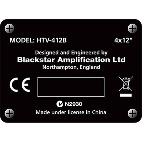 Blackstar HTV-412B Straight Speaker Cabinet