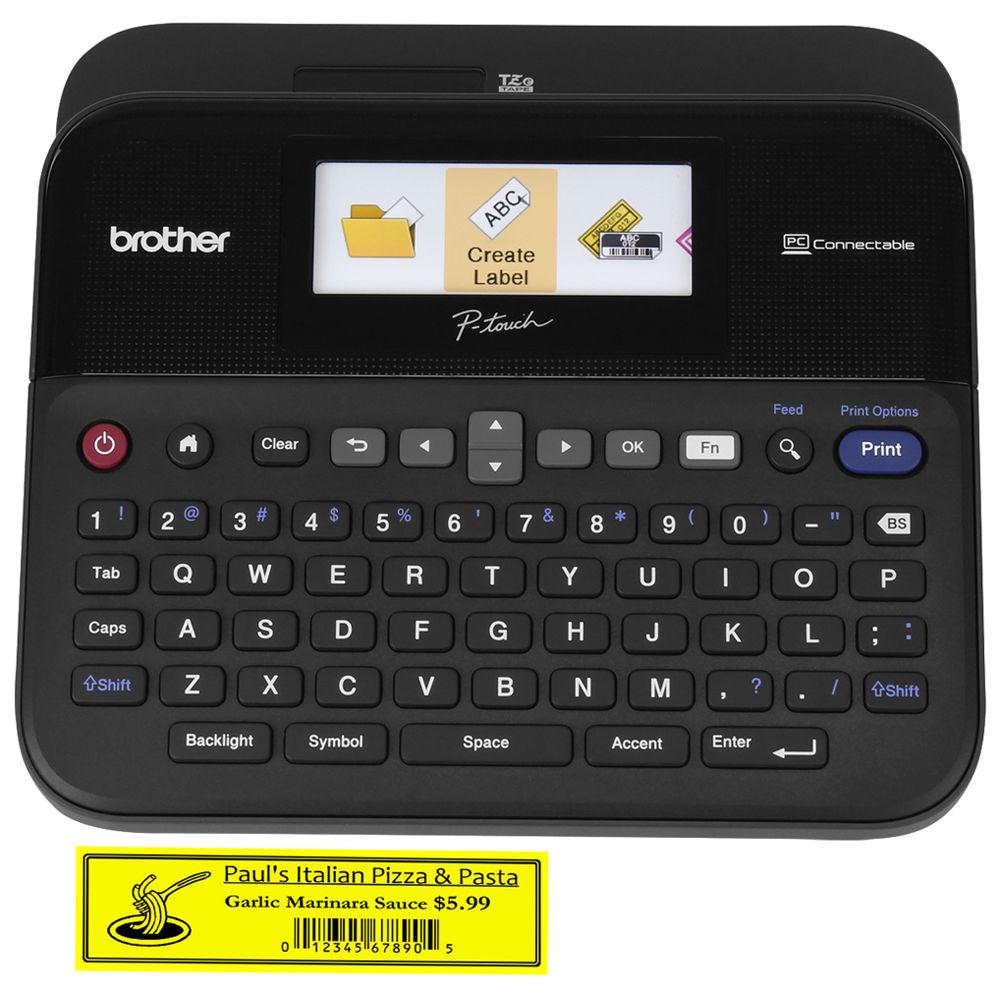 Brother PT-D600 PC-Connectable Label Printer with Hard Carrying Case