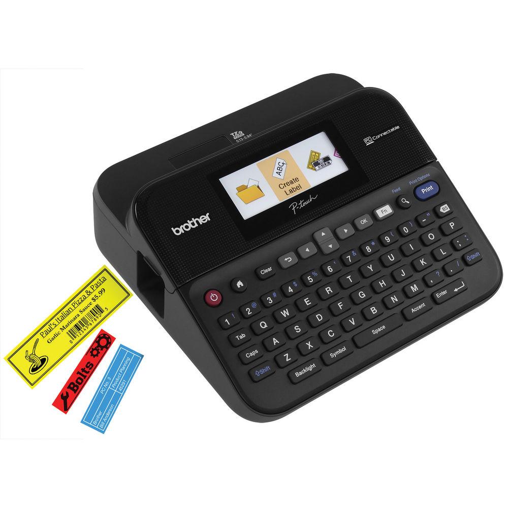 Brother PT-D600 PC-Connectable Label Printer with Hard Carrying Case