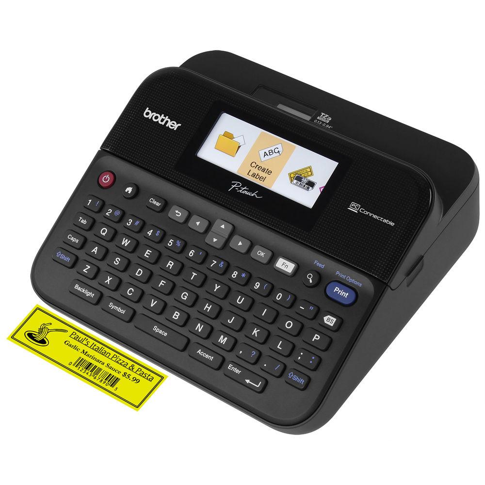 Brother PT-D600 PC-Connectable Label Printer with Hard Carrying Case, Brother, PT-D600, PC-Connectable, Label, Printer, with, Hard, Carrying, Case