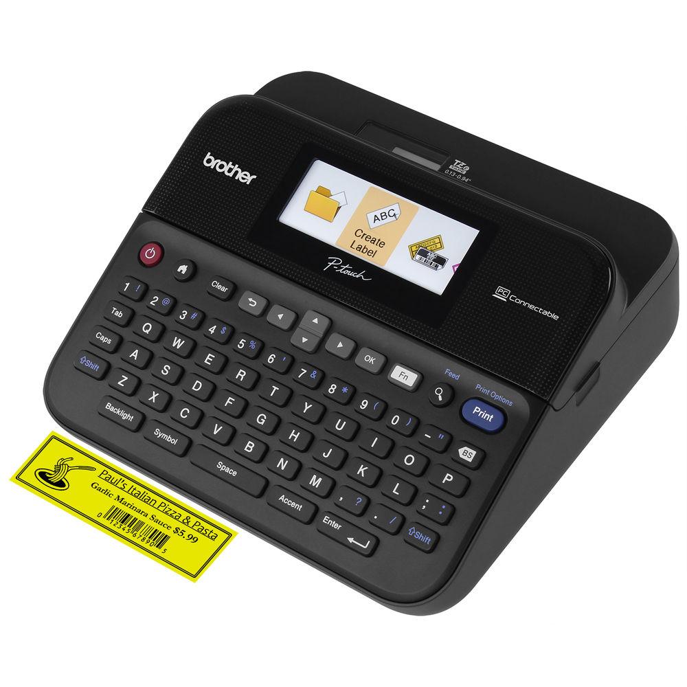 Brother PT-D600 PC-Connectable Label Printer with Hard Carrying Case