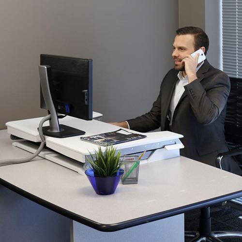 Ergotron WorkFit-T Sit-Stand Desktop Workstation