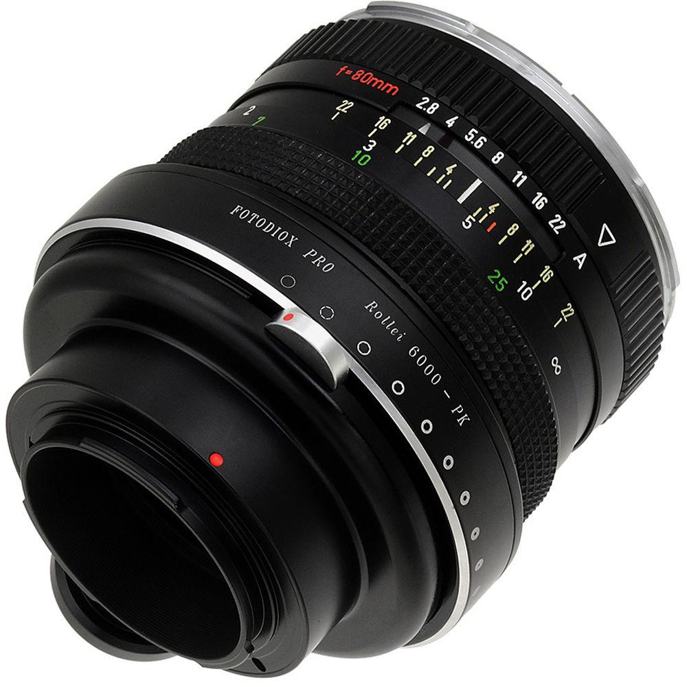 FotodioX Pro Lens Mount Adapter for Rolleiflex 6000-Mount Lens to Pentax K-Mount Camera