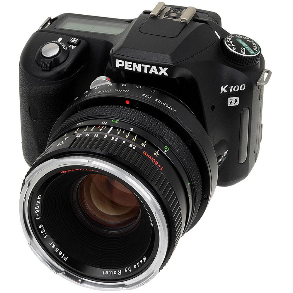 FotodioX Pro Lens Mount Adapter for Rolleiflex 6000-Mount Lens to Pentax K-Mount Camera