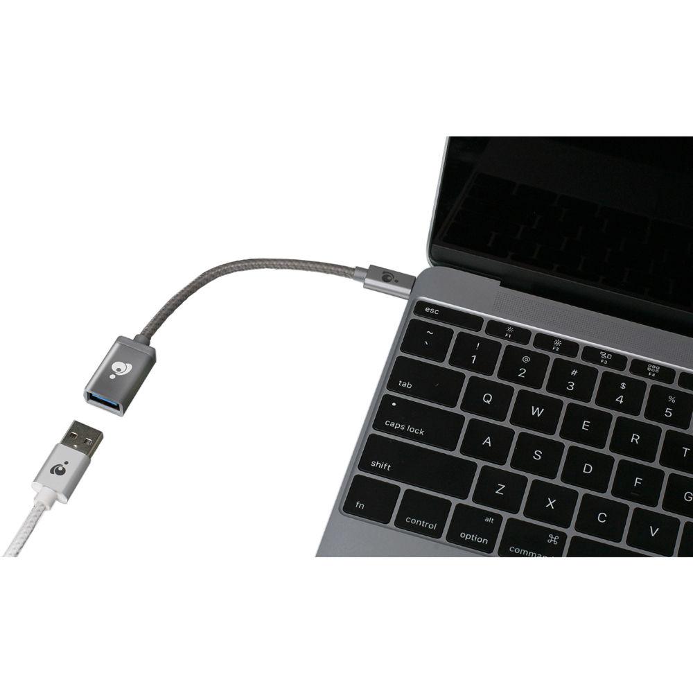 IOGEAR USB 3.0 Type-C Male to Type-A Female Charge & Sync Adapter