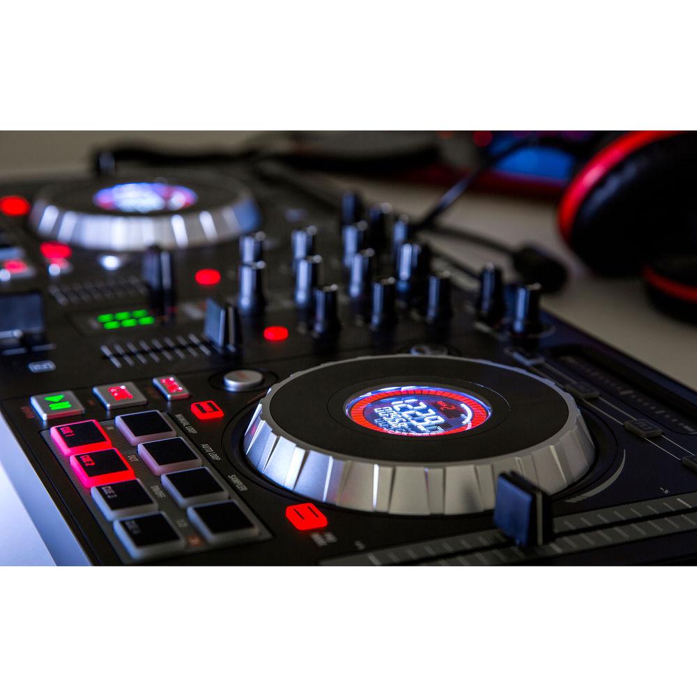 Numark Mixtrack Platinum - DJ Controller with Jog Wheel Display for Serato DJ