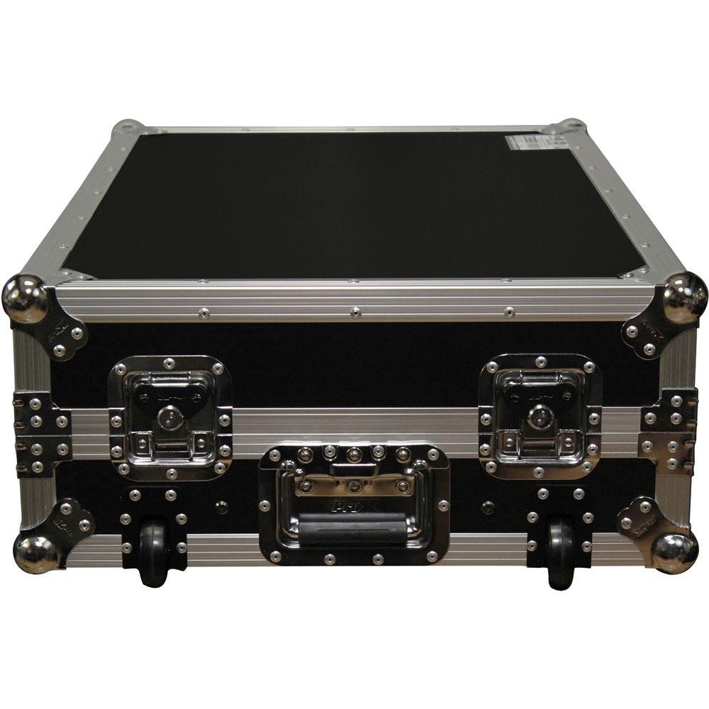 ProX Flight Case with Wheels & Laptop Shelf for Numark NS7III & NS7II Digital Controller