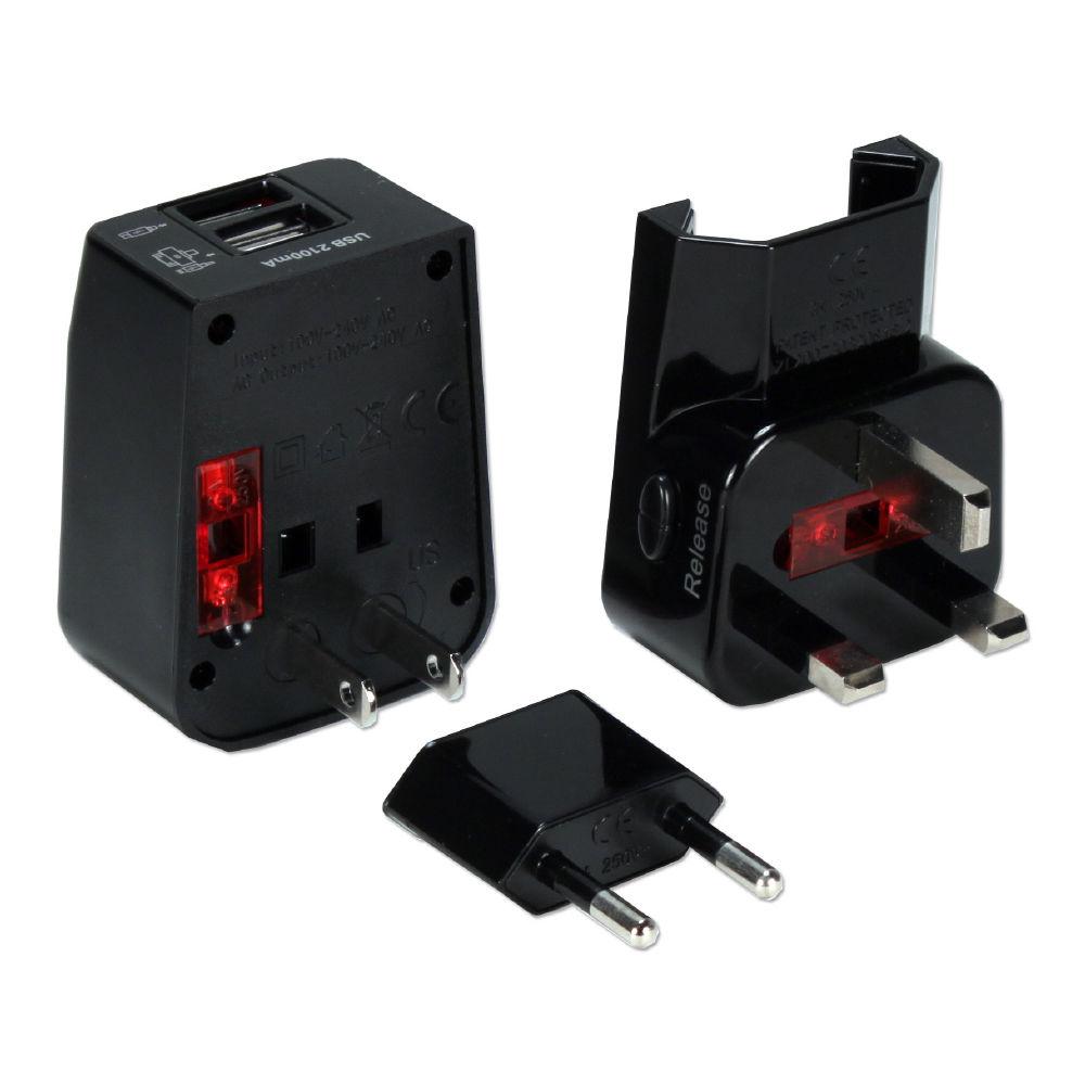 QVS Premium World Power Travel Adapter Kit