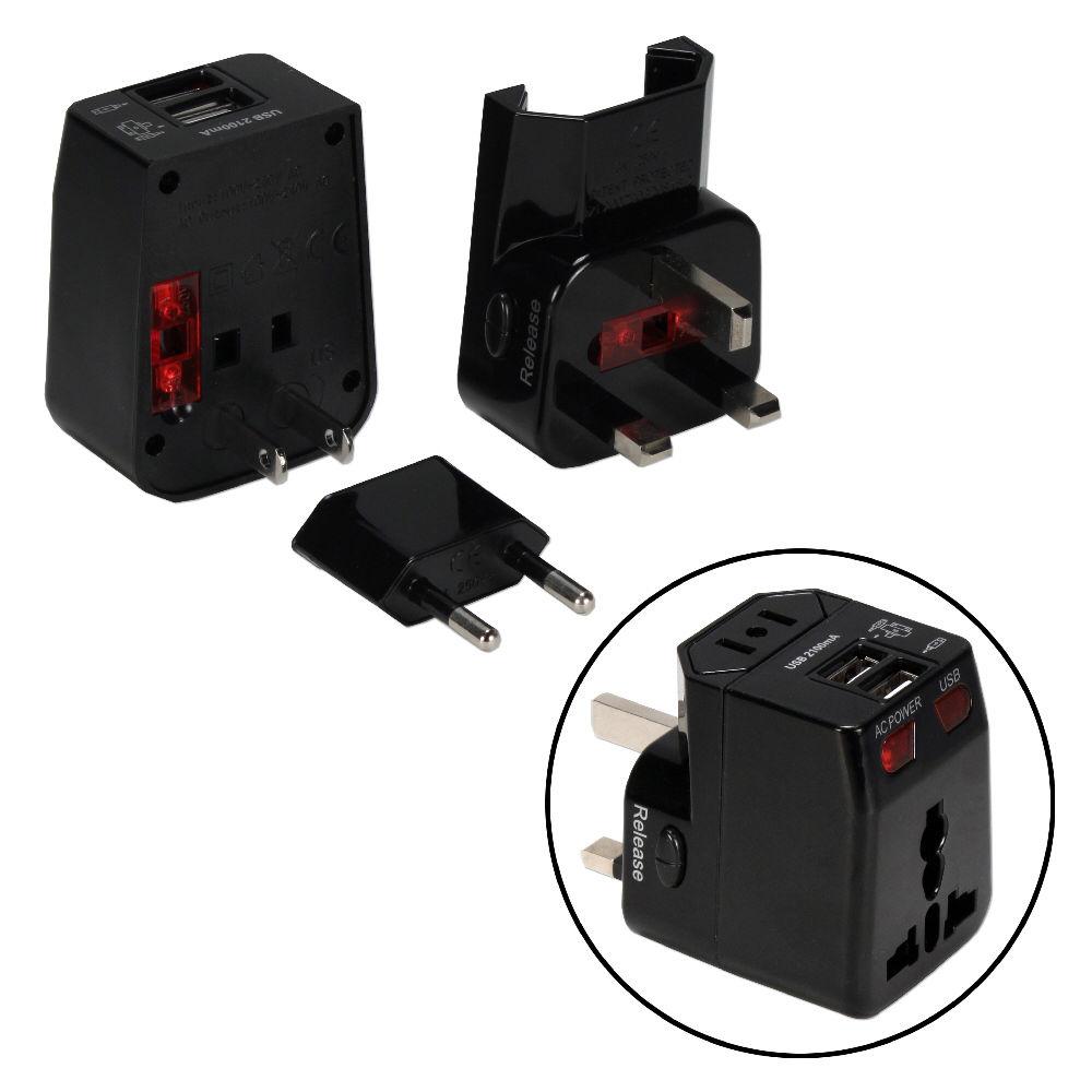 QVS Premium World Power Travel Adapter Kit