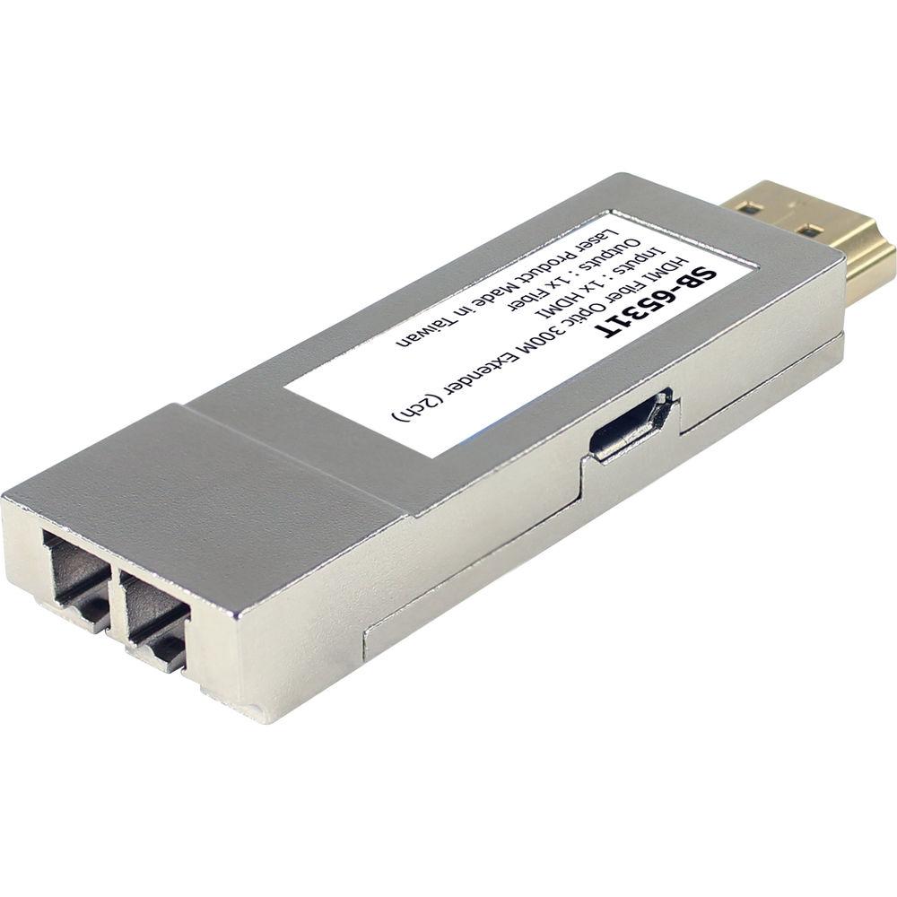 Shinybow SB-6531KIT 4K HDMI over Fiber Optic Cable Extender Kit