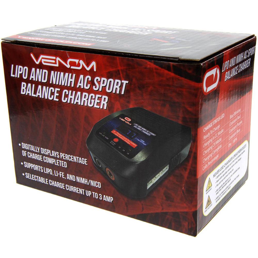Venom Group AC Sport Balance Charger for LiPo and NiMH Model Batteries
