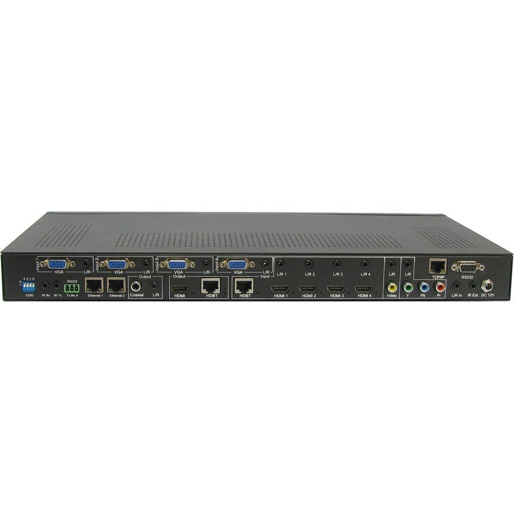 A-Neuvideo Multi-Format Video Presentation Scaler Switch with Audio, Transmitter & Receiver