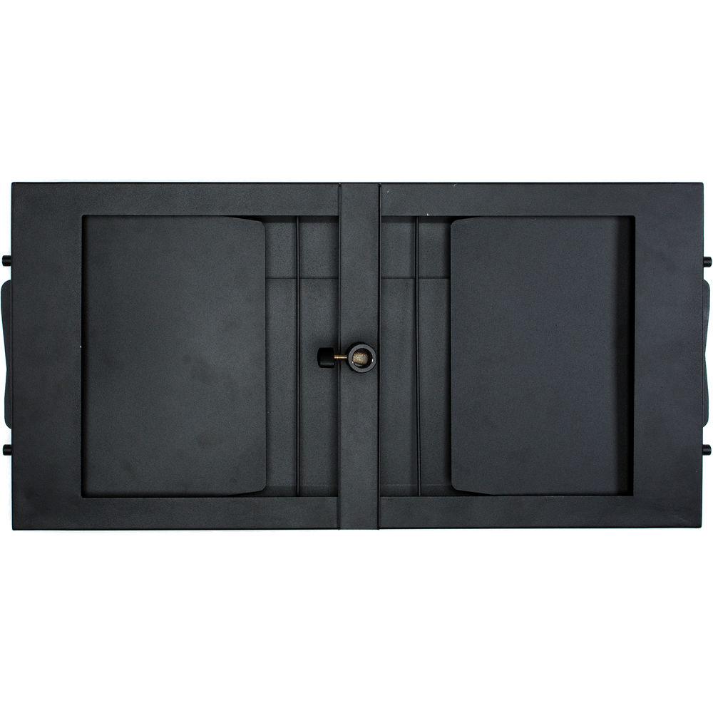 Aladdin Barn Doors2 with Frame and Diffuser for 24x12" BI-FLEX2 Panel Light
