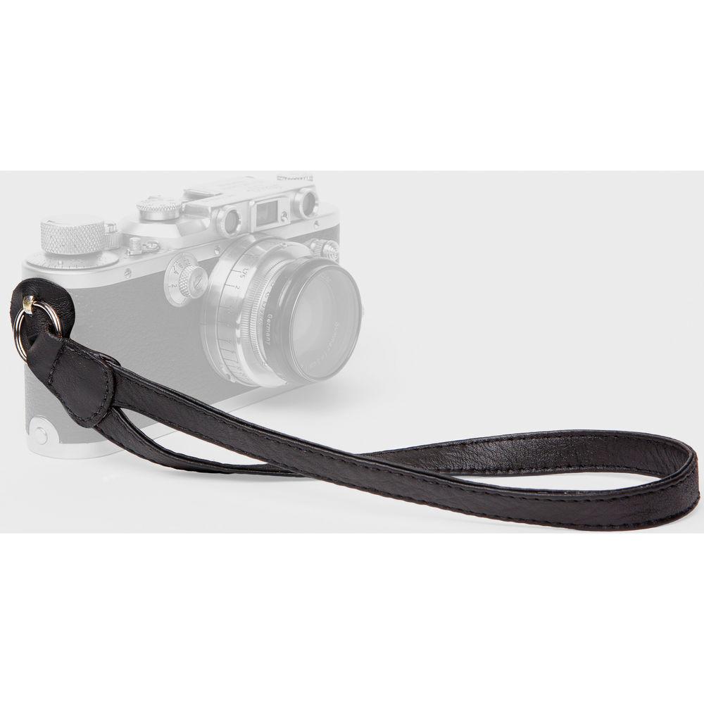 Cecilia Gallery Leather Camera Wrist Strap with Ring Tether