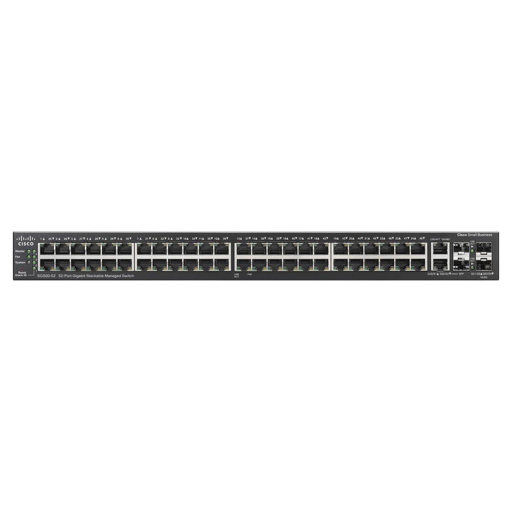Cisco 500 Series 52-Port Gigabit Ethernet Stackable Managed Switch