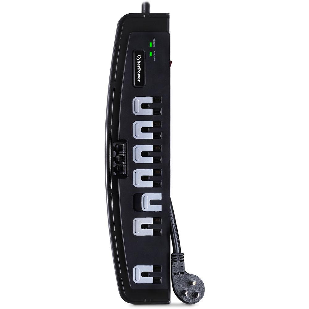 CyberPower CSP708T 7-Outlet Professional Surge Protector