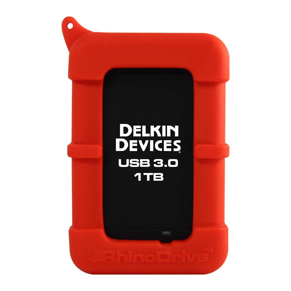 Delkin Devices 1TB RhinoDrive USB 3.1 Gen 1 Rugged External SSD with Mylio Advanced