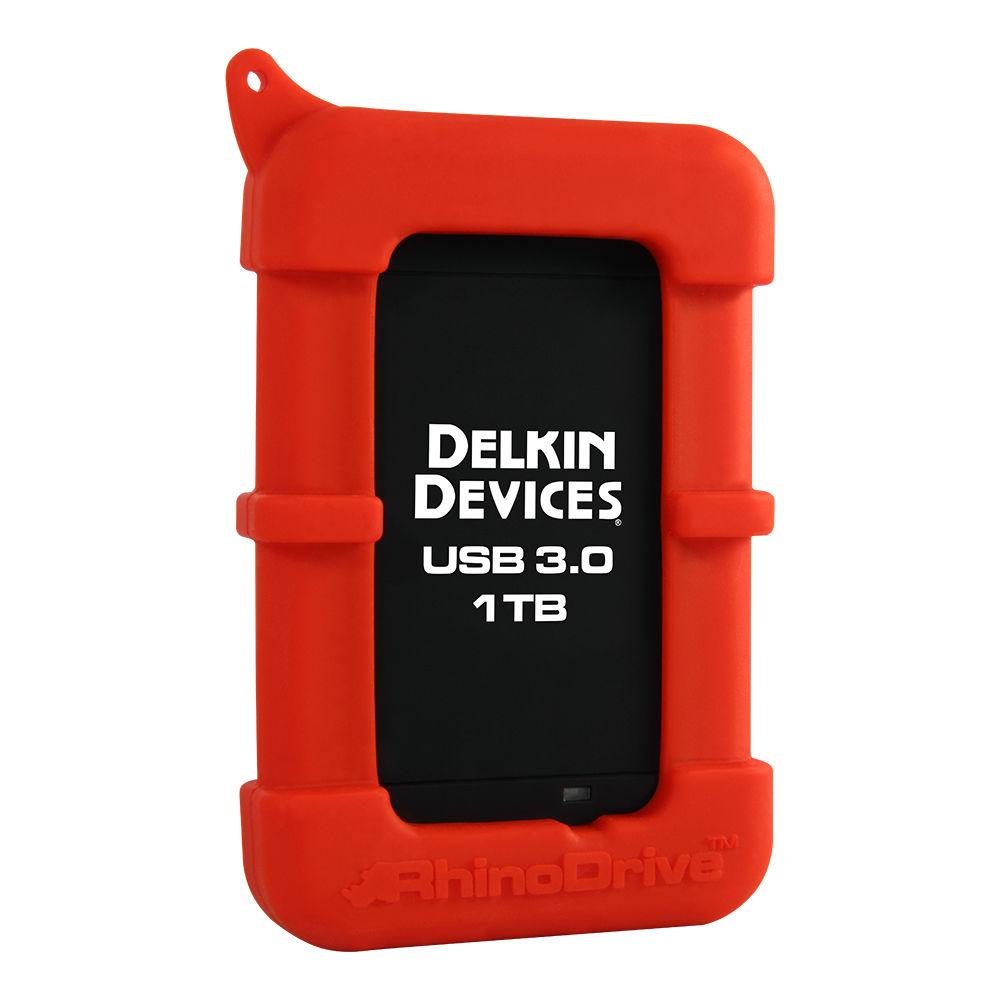 Delkin Devices 1TB RhinoDrive USB 3.1 Gen 1 Rugged External SSD with Mylio Advanced