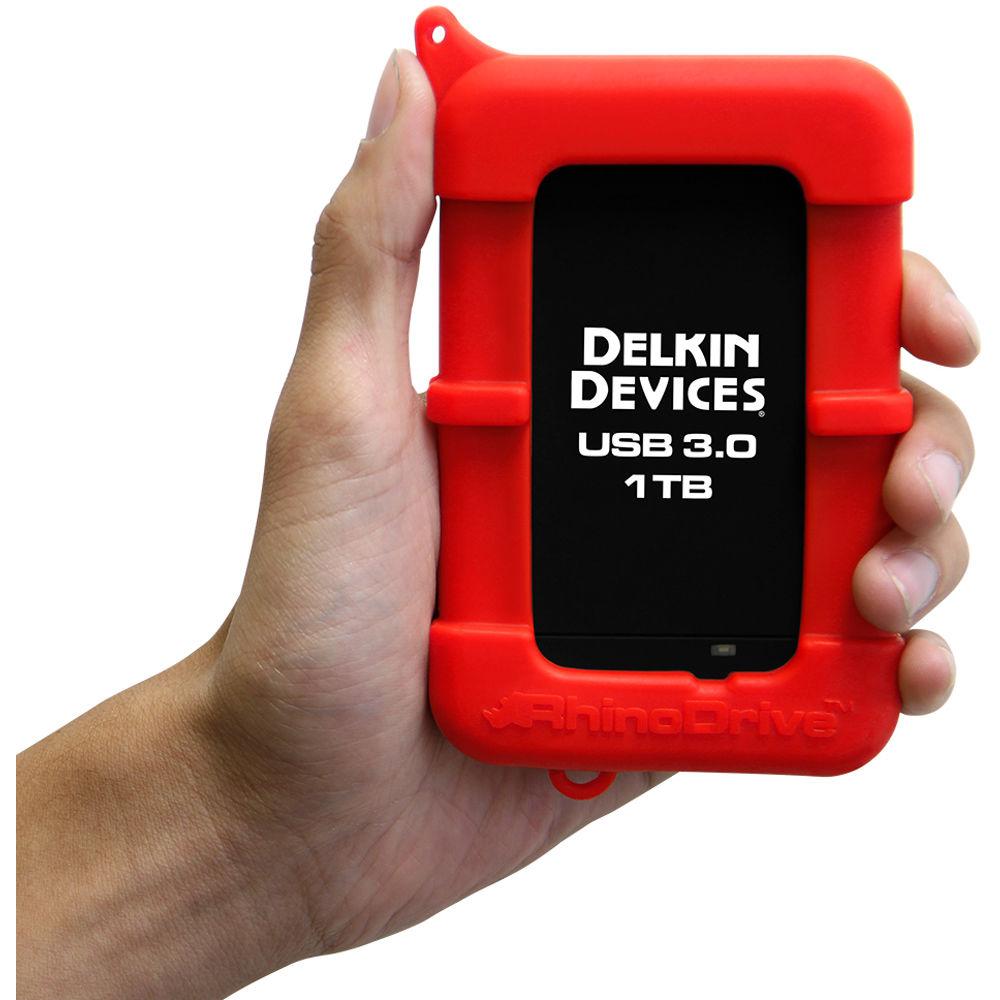 Delkin Devices 1TB RhinoDrive USB 3.1 Gen 1 Rugged External SSD with Mylio Advanced