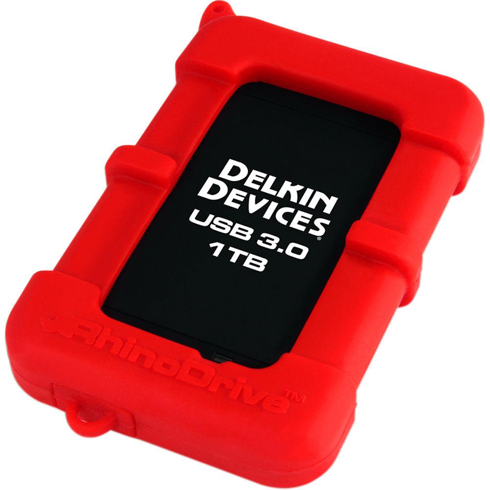 Delkin Devices 1TB RhinoDrive USB 3.1 Gen 1 Rugged External SSD with Mylio Advanced