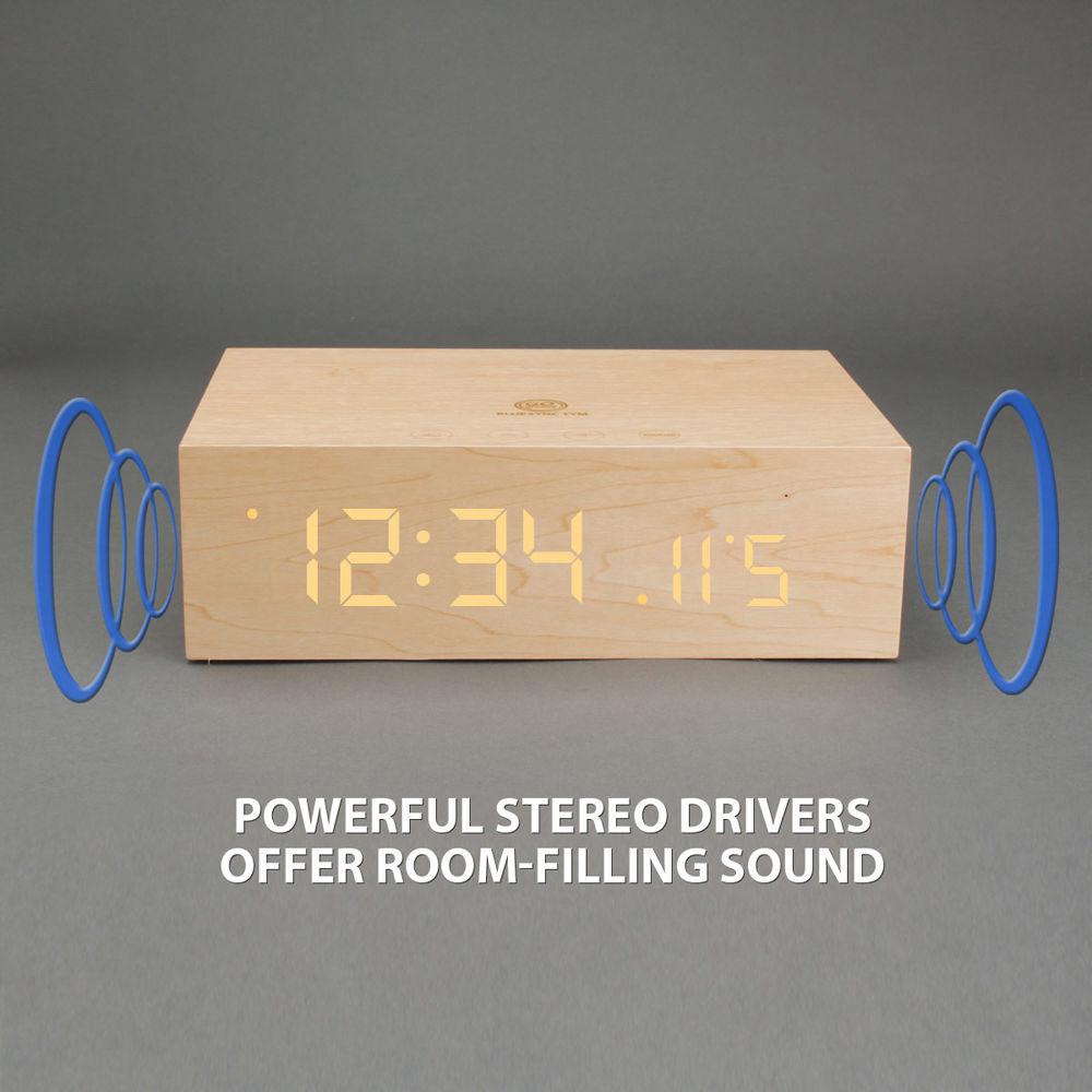 GOgroove BlueSYNC TYM Bluetooth Speaker with Integrated Alarm Clock