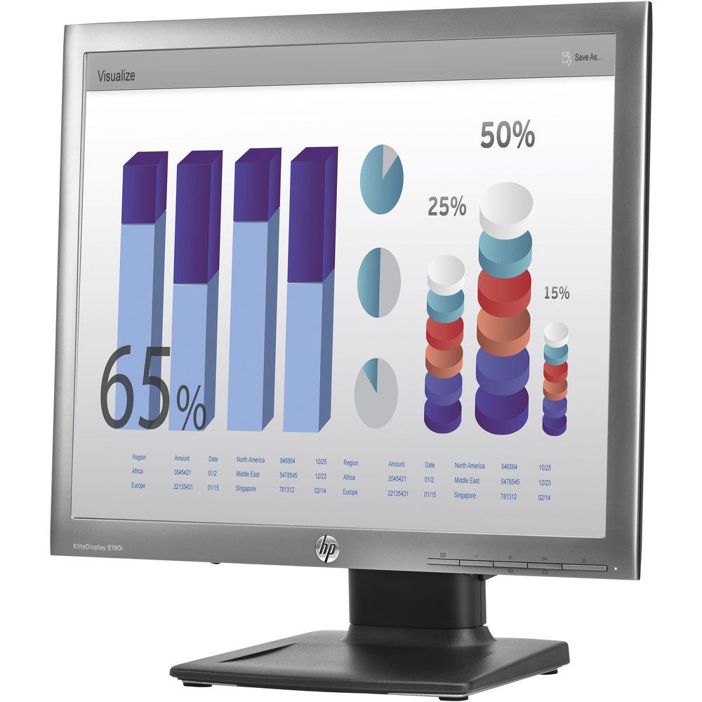 HP E190i 18.9" EliteDisplay Widescreen LED Backlit IPS Monitor