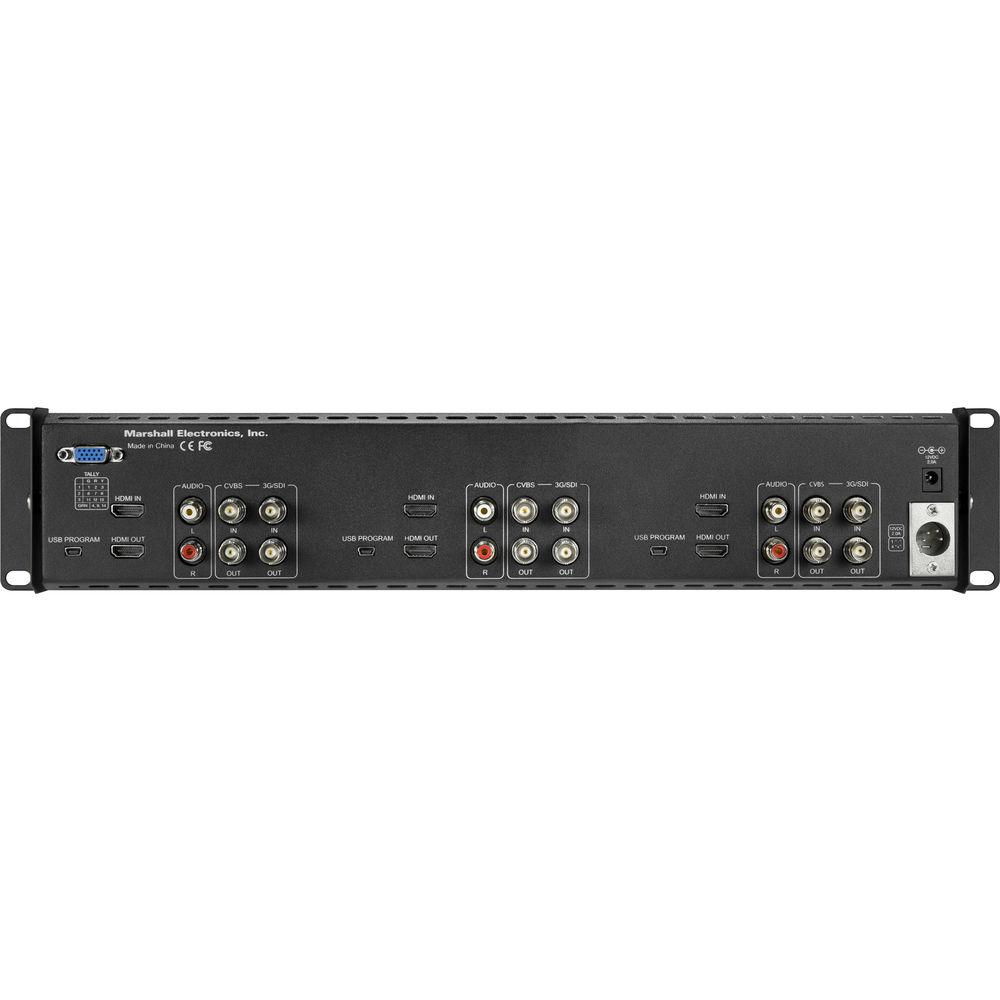 Marshall Electronics M-LYNX-503 Rack-Mountable Triple 5" LCD Monitor Unit