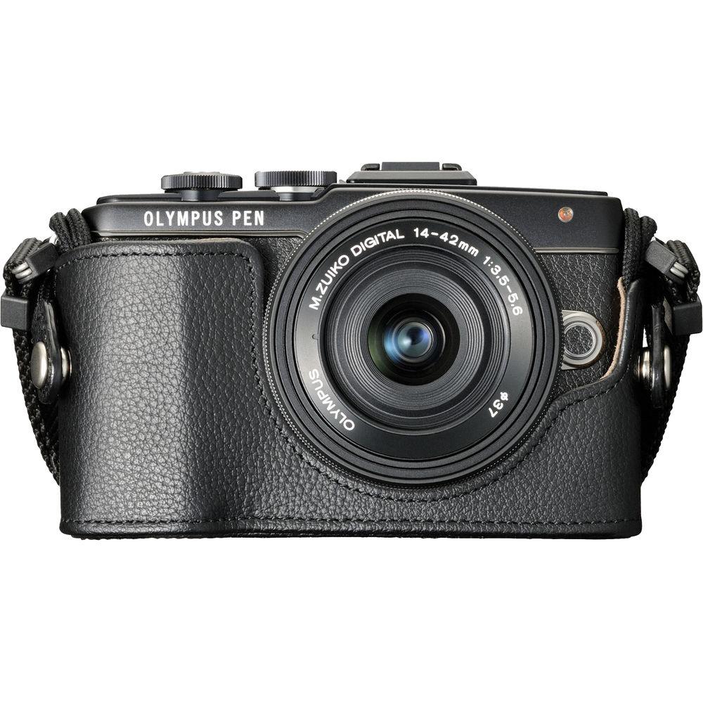 Olympus CS-45B Genuine Leather Body Jacket for E-PL7 Digital Camera