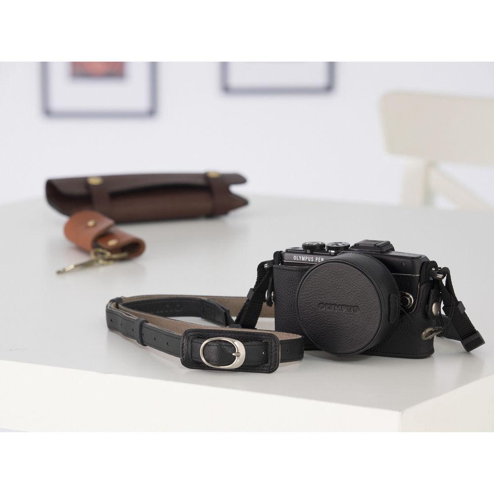 Olympus CS-45B Genuine Leather Body Jacket for E-PL7 Digital Camera