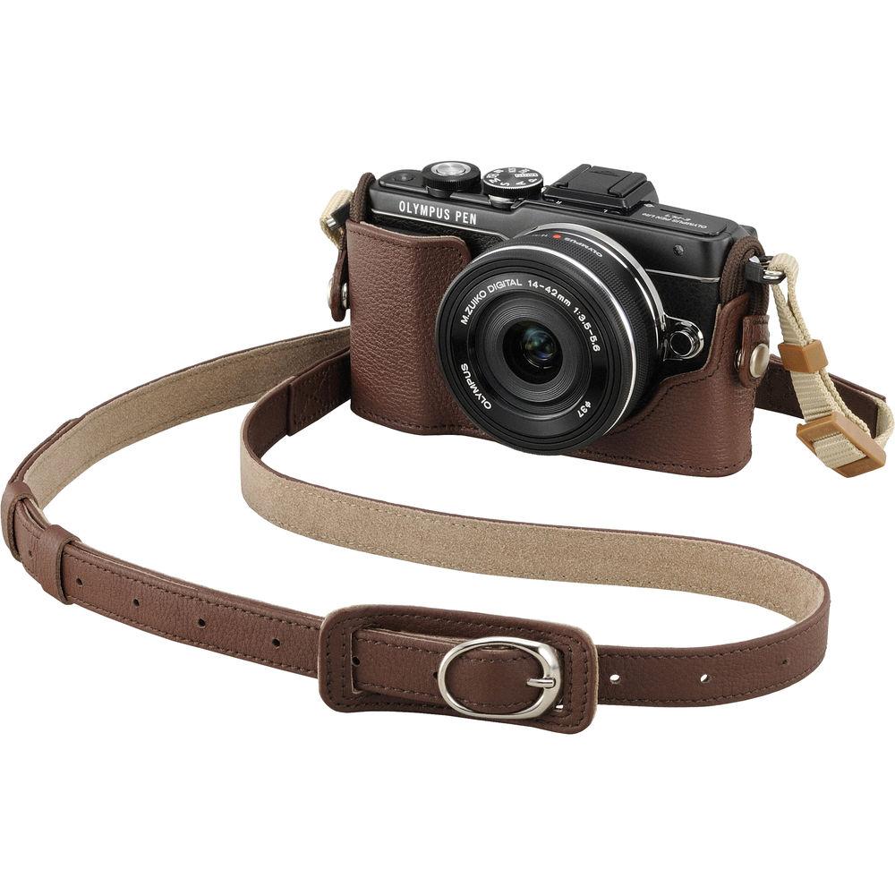 Olympus CS-45B Genuine Leather Body Jacket for E-PL7 Digital Camera