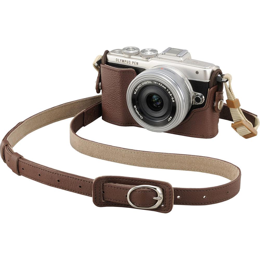 Olympus CS-45B Genuine Leather Body Jacket for E-PL7 Digital Camera