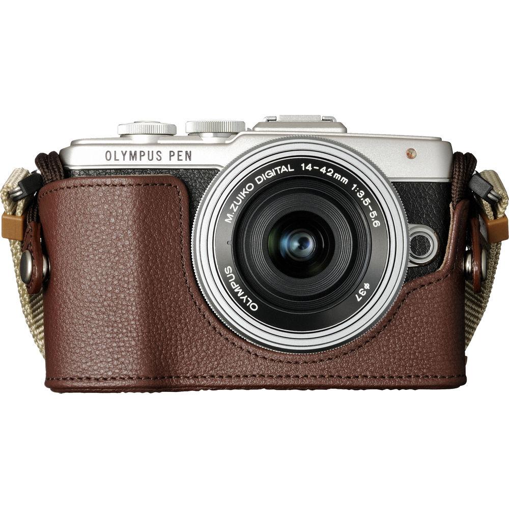 Olympus CS-45B Genuine Leather Body Jacket for E-PL7 Digital Camera