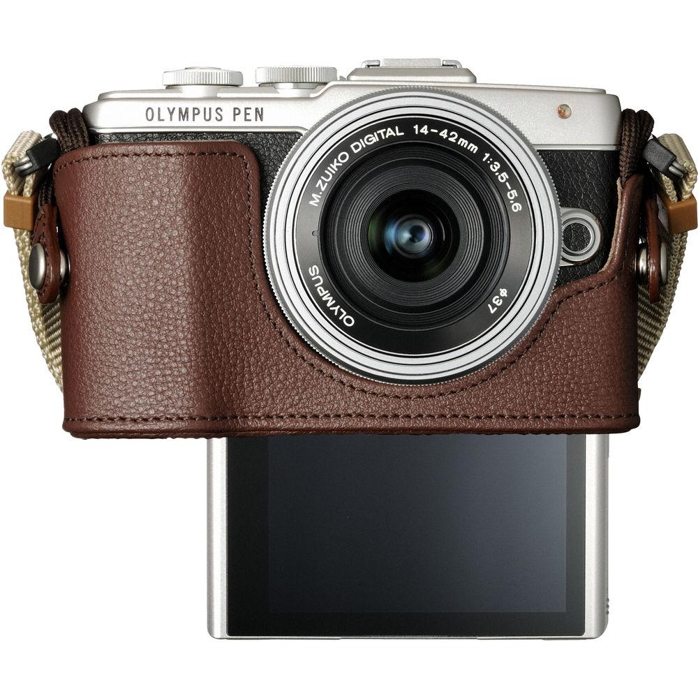 Olympus CS-45B Genuine Leather Body Jacket for E-PL7 Digital Camera