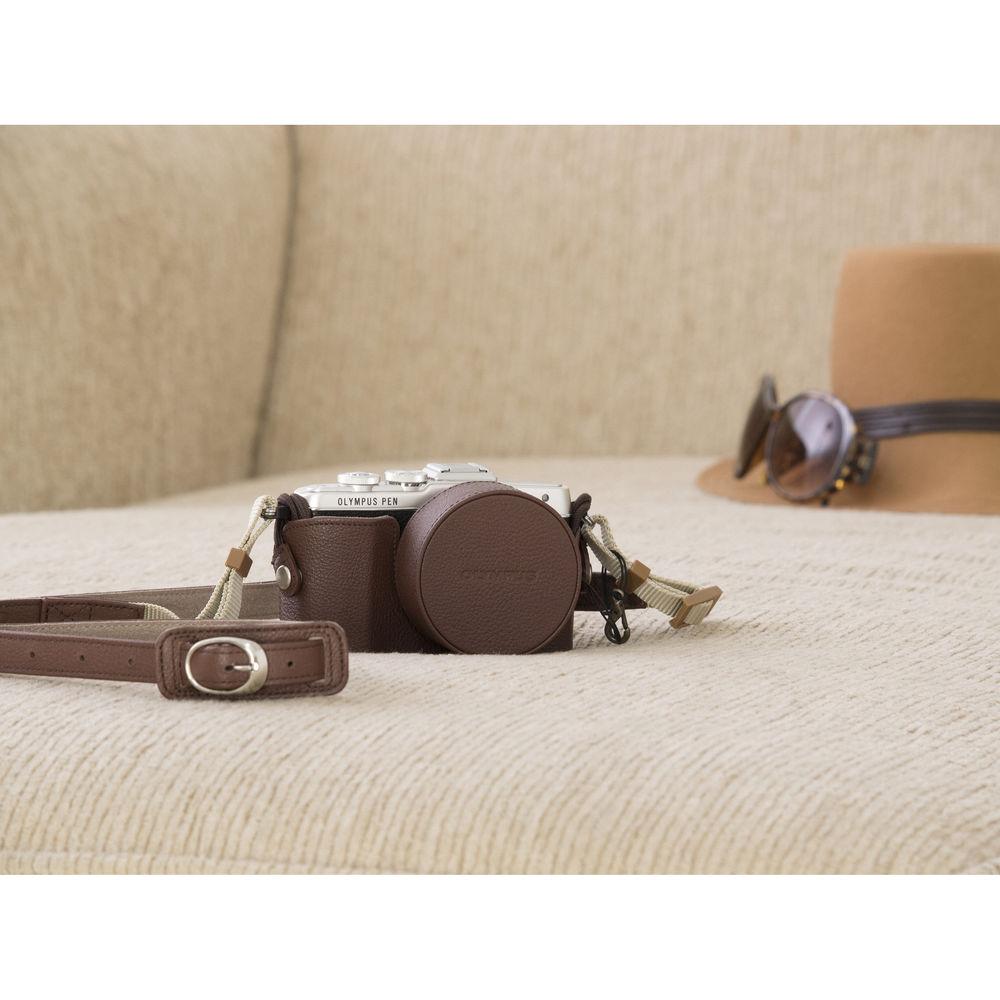 Olympus CS-45B Genuine Leather Body Jacket for E-PL7 Digital Camera