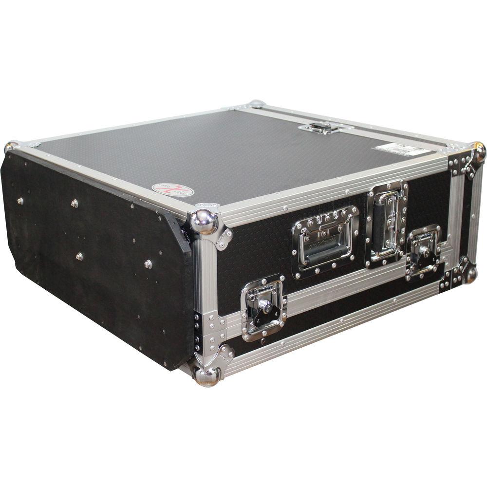 ProX Flight Road Case with Doghouse and Wheels for Allen and Heath QU-24 Digital 24 Channel Mixer