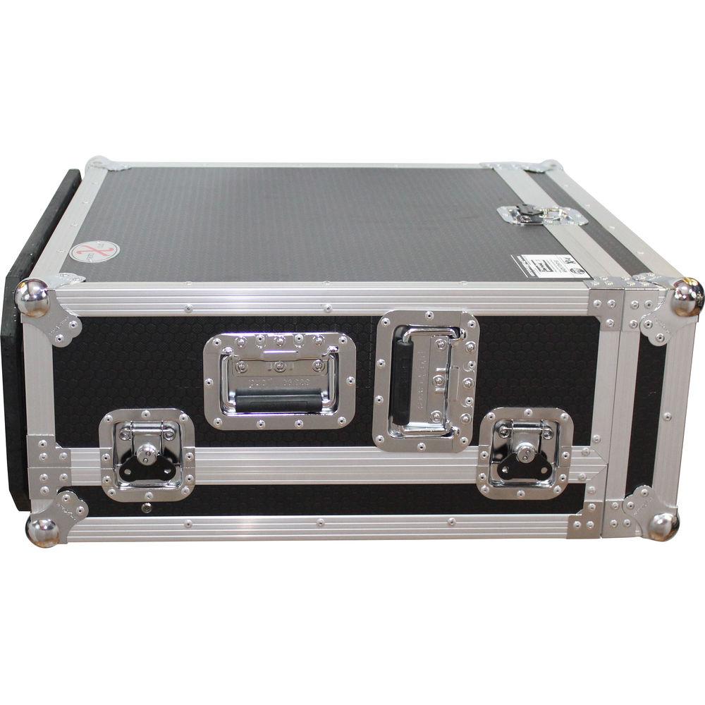 ProX Flight Road Case with Doghouse and Wheels for Allen and Heath QU-24 Digital 24 Channel Mixer