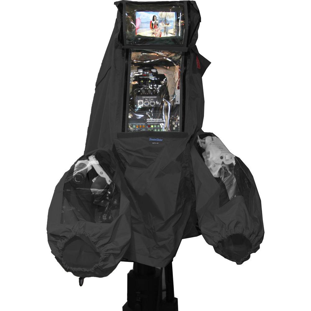 ShooterSlicker MTO-S5-B Raincover for Studio Camera with Box Lens and 7 - 9" Monitor