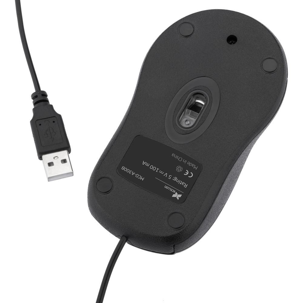 Xcellon MCO-A300B Wired Optical Mouse