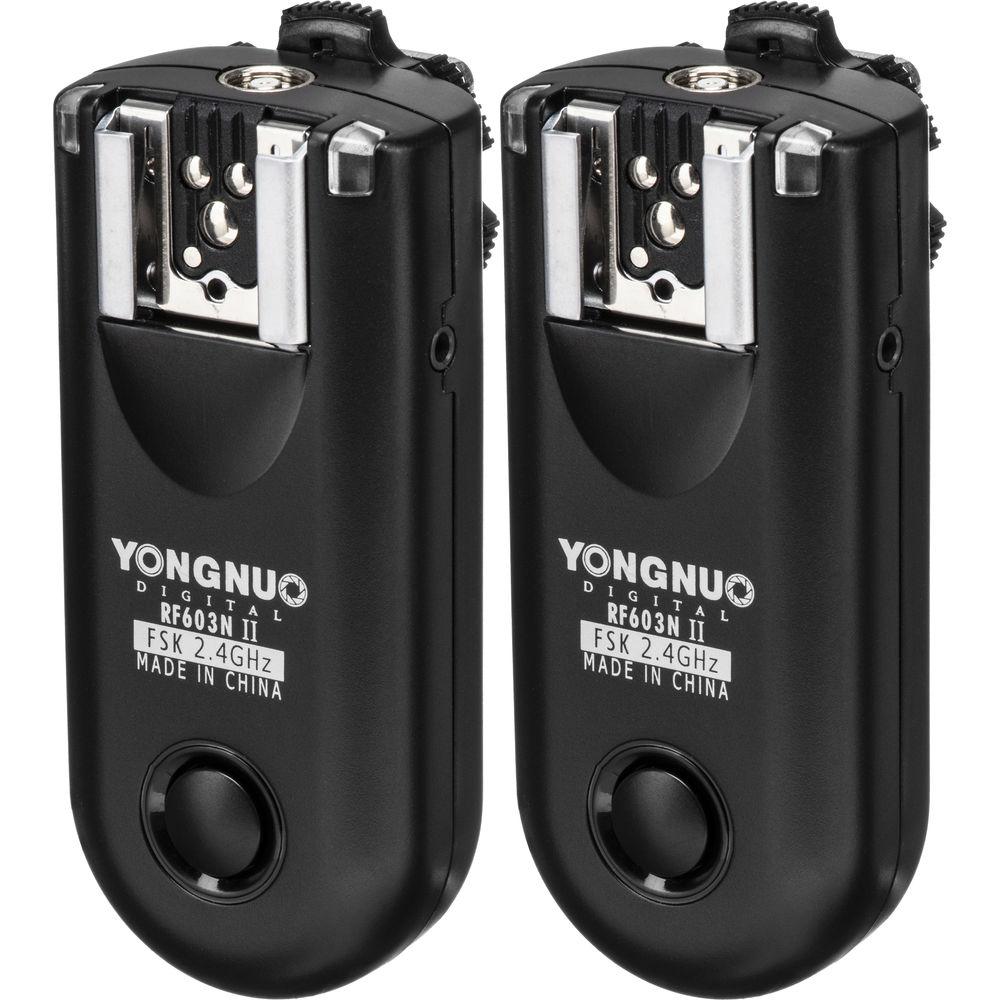 Yongnuo RF-603N II Wireless Flash Trigger Kit for Nikon DC2 Connection
