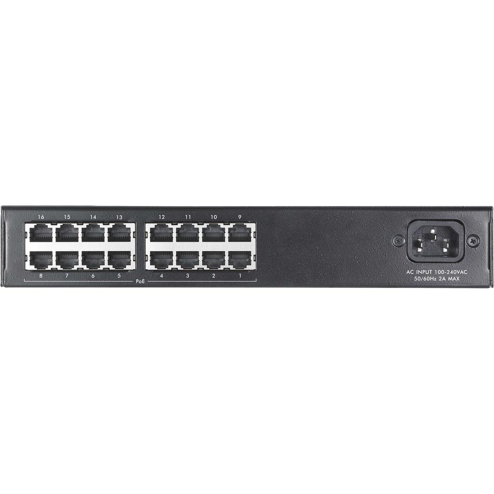 ZyXEL ES1100 Series 16-Port FE Unmanaged PoE Switcher