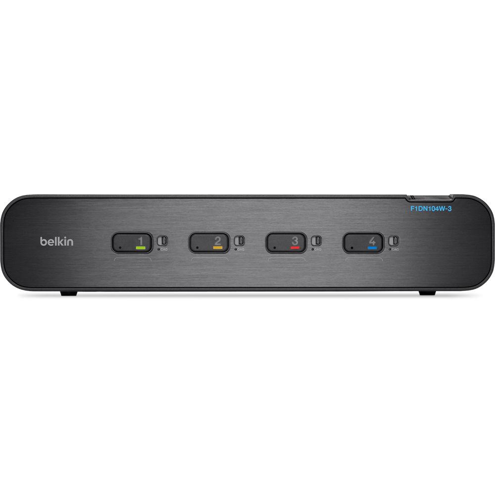 Belkin Advanced Secure 4-Port Dual-Head KVM Switch