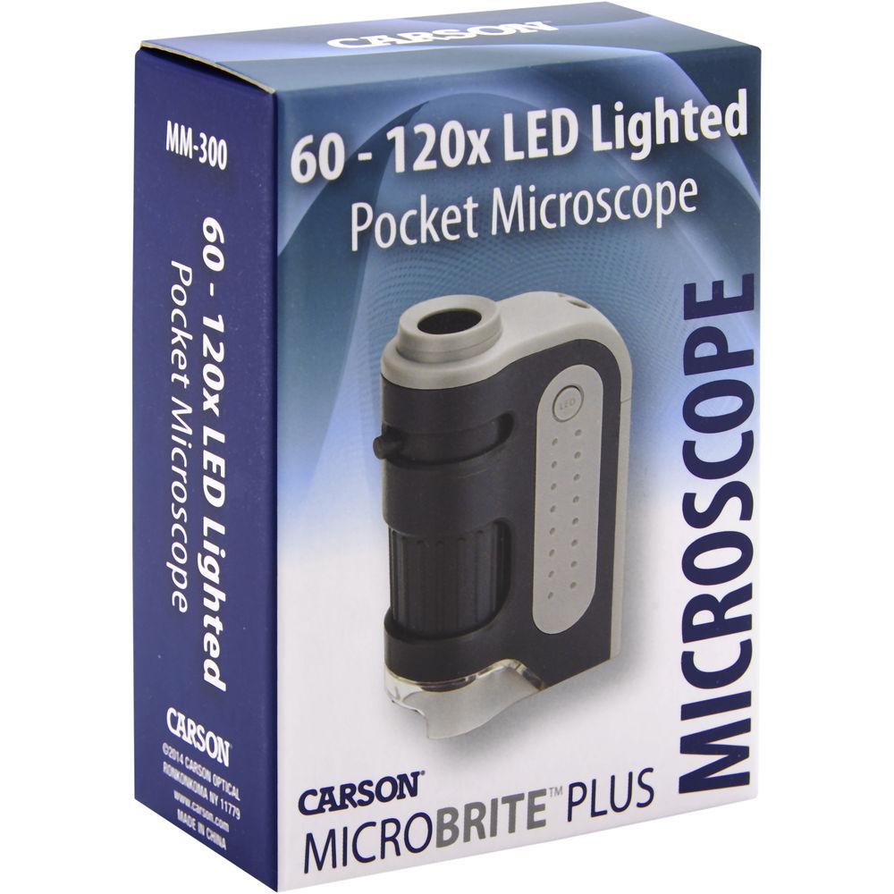 Carson MM-300 MicroBrite Plus Pocket Microscope