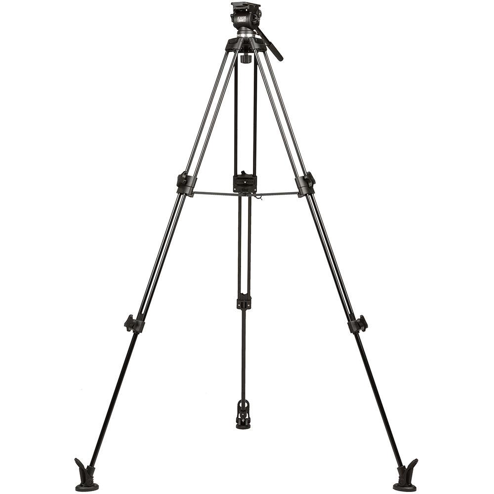 E-Image EG01A2 Two-Stage Aluminum Tripod System with GH01 Pan Tilt Fluid Head