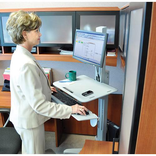 Ergotron WorkFit-C Single LD Sit-Stand Mobile Workstation