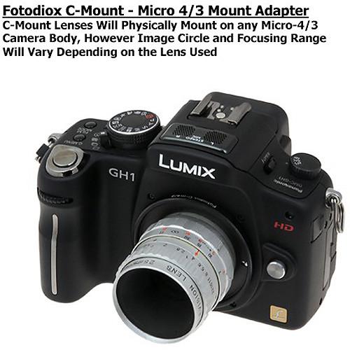 FotodioX Mount Adapter for C-Mount Lens to Micro Four Thirds Camera